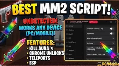 Murder Mystery 2 Scripts | AUTO FARM, OP KILL AURA, AIMBOT