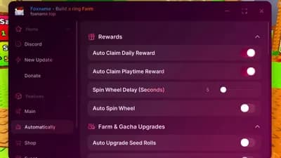 New Script [Foxname Hub] Auto Farm, Auto Roll, Keyless,