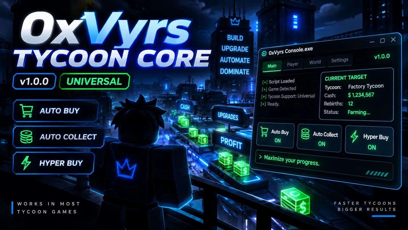 0xVyrs Tycoon Core 
