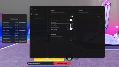 auto cruve auto spam auto parry skin changer,ablity save
