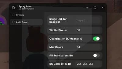 Auto Draw Using VituralInputManager l Made by me l Lunariel