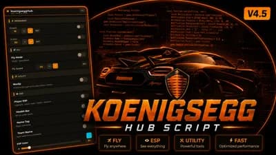 Koenigsegg Hub Esp,Aimbot,Wall Check,Team Check + More