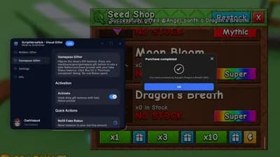 Grow a Garden 2 - Free Gamepass/Mailbox Gifter (Visual) thumb 2