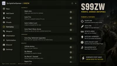 SFG - S99ZW [72 FEATURES] [BEST + ONLY SCRIPT] [READ DESC]