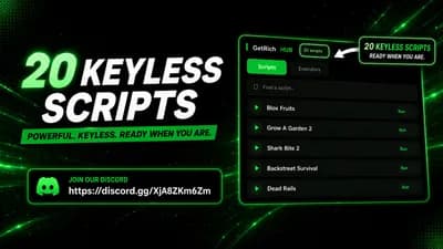 Getrich Hub 20 Keyless Scripts