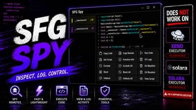 SFGSPY - BEST REMOTE SPY [BETA] [KEYLESS] [NO XENO/SOLARA]