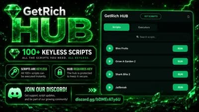 100 keyless scripts Getrich Hub