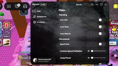 Unlock Gamepass & Auto farm speed & Speed hack bypass