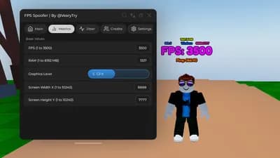 [OPEN SOURCE] SPOOFER FPS, RAM, PIXELS, GQ