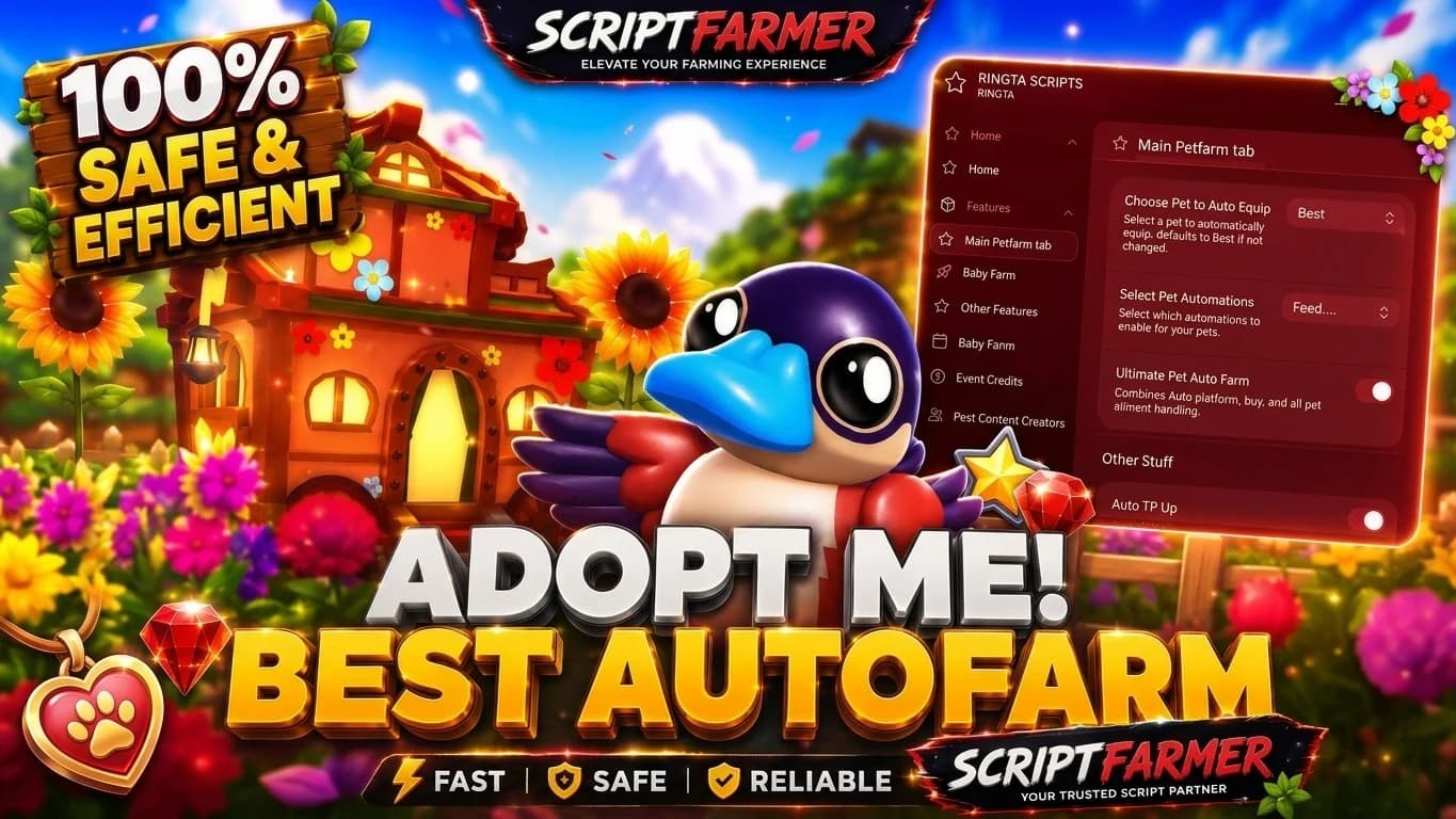 Adopt Me Script | Auto Farm, Auto Cash, Dupe & More