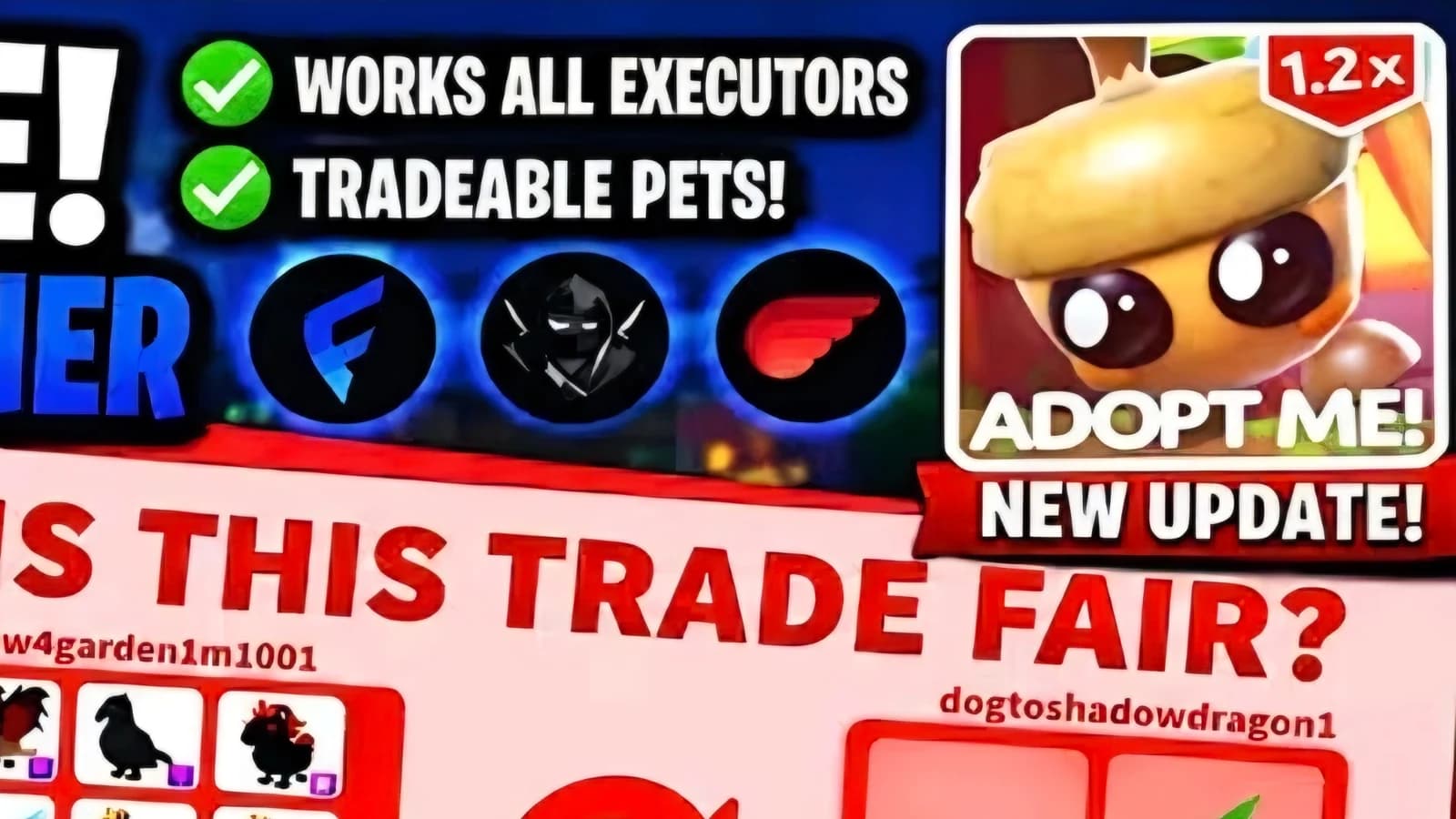 [NEW UPDATE] BEST ADOPT ME SCRIPT | TRADEBL PET SPAWNER!🌸E