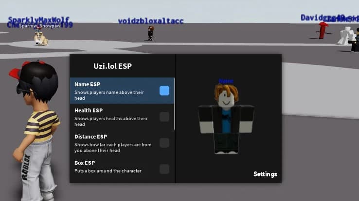 Uzi.lol | Universal ESP Script