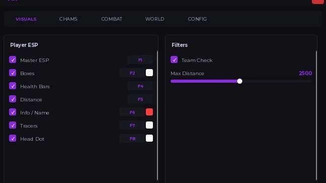 Vix | RIVALS | Premium |  ESP, Aimbot, Triggerbot 100% UD 