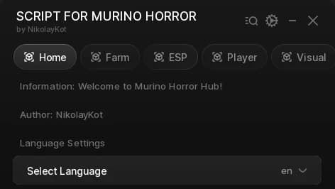 Script for murino horro(Farm, Esp, speedhack, anti artur)