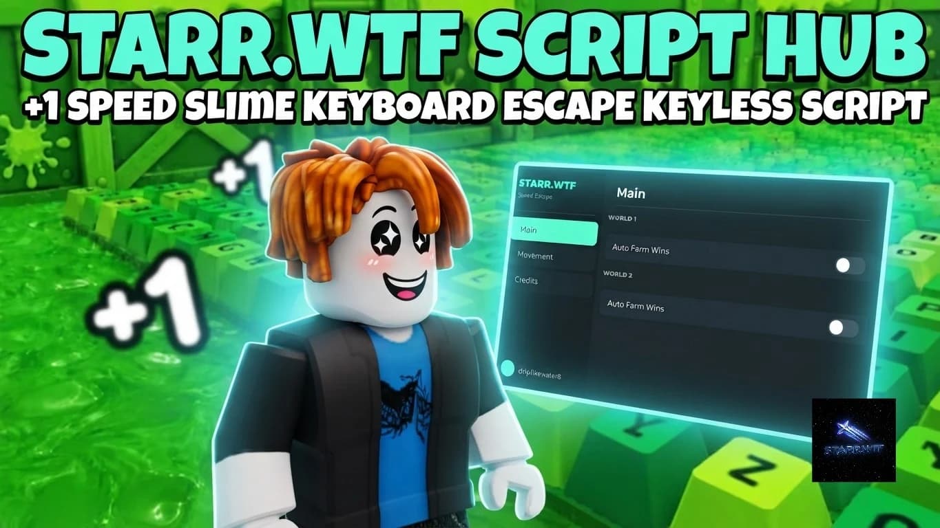 [Auto Win Farm!] +1 Speed Slime Keyboard Escape Keyless