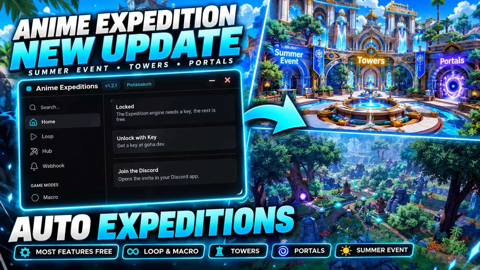[Summer Update + Tower][v1.2.1][Goha][Portals]