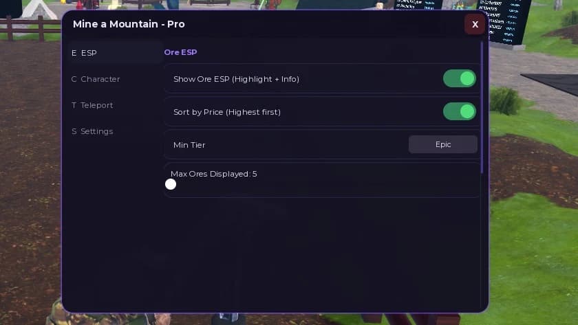 ESP full configurable + NoClip + fly 