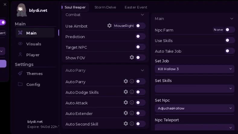 [PEROXIDE] Boss ESP + Auto Parry + Chest EPS AND MORE