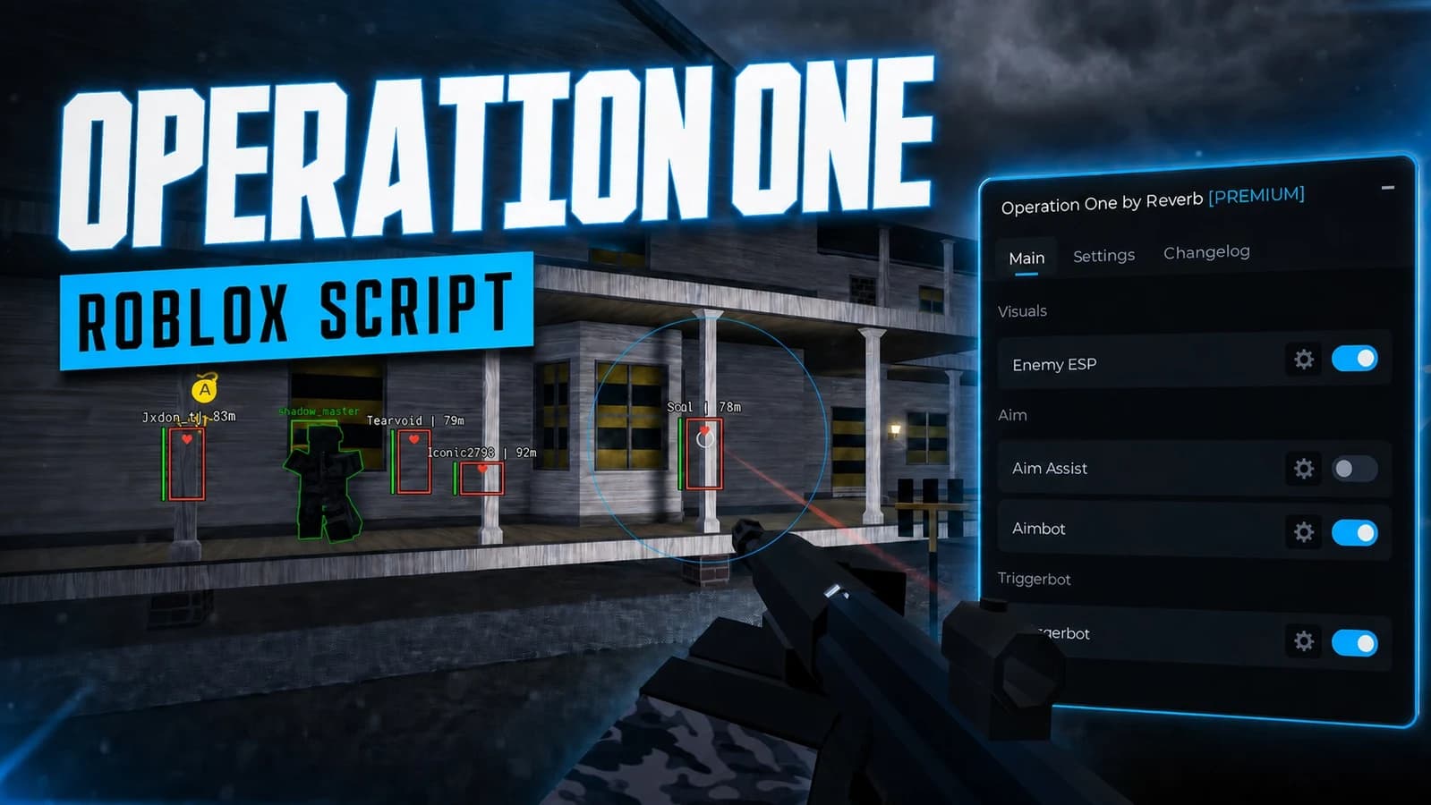 Operation One Script AIMBOT, ESP, TRIGGERBOT + MORE!