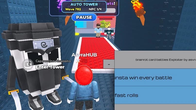 BRAINROT CARD BATTLES FREE OP SCRIPT INSTAWIN ASVRAHUB