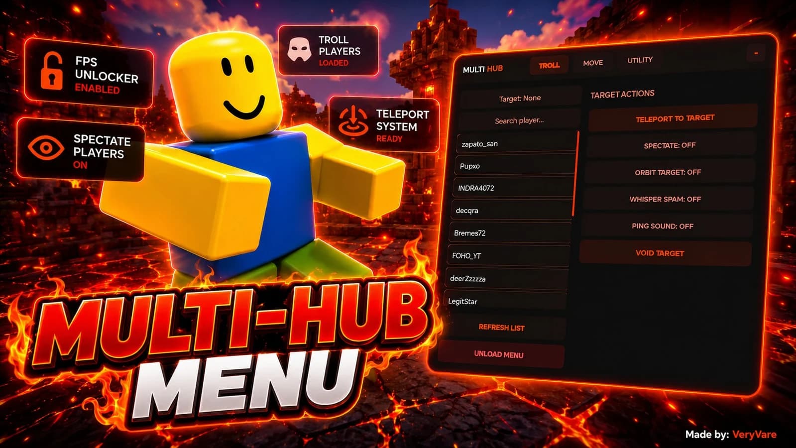 Multi-Hub Menu