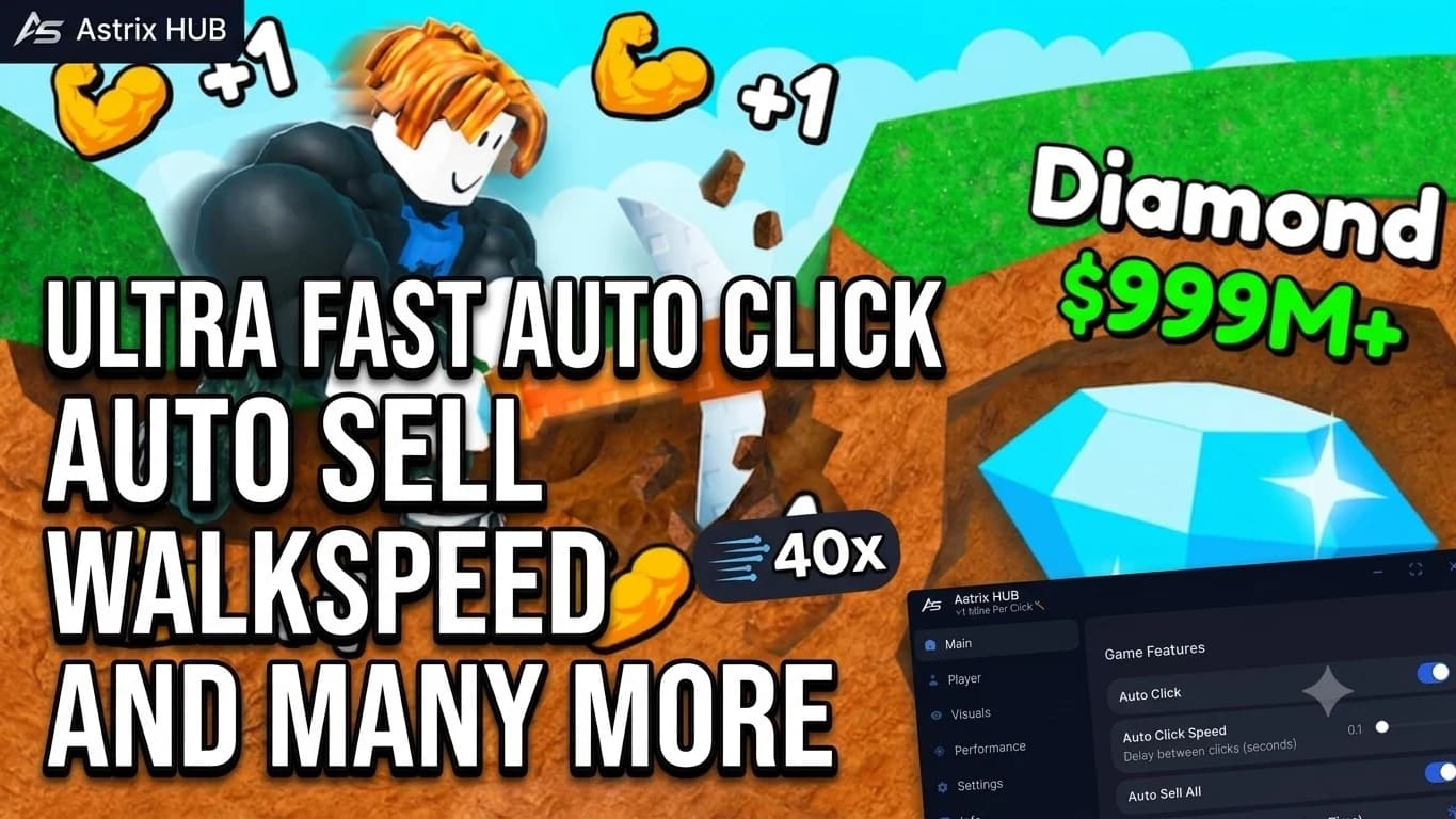 KEYLESS ULTRA FAST AUTO CLICK | AUTO SELL and MORE