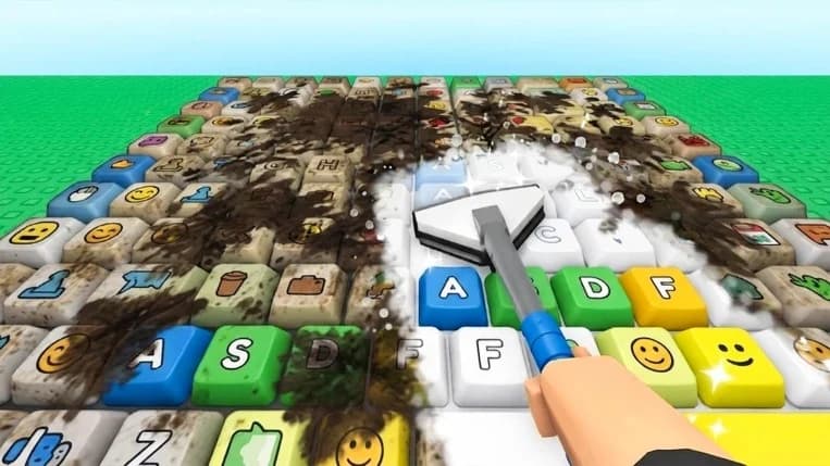 [ NO KEY ] CLEAN YOUR KEYCAPS SCRIPT