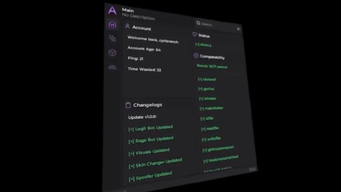 Aetherea (spoofers Ragebot Legit Robux spoofer etc).