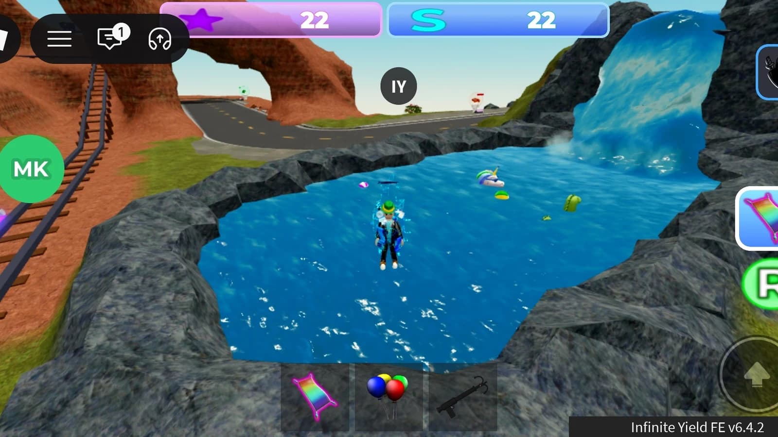 WATER WALK SCRIPT