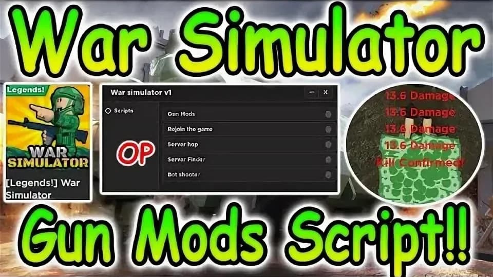 💣 WAR SIMULATOR | AIMBOT + ESP + NO RECOIL | NO KEY | PC/MO