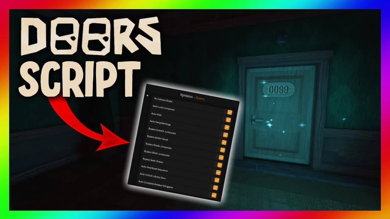 🚪 DOORS | AUTO-ESCAPE + ESP + NO-CLIP | NO KEY | PC