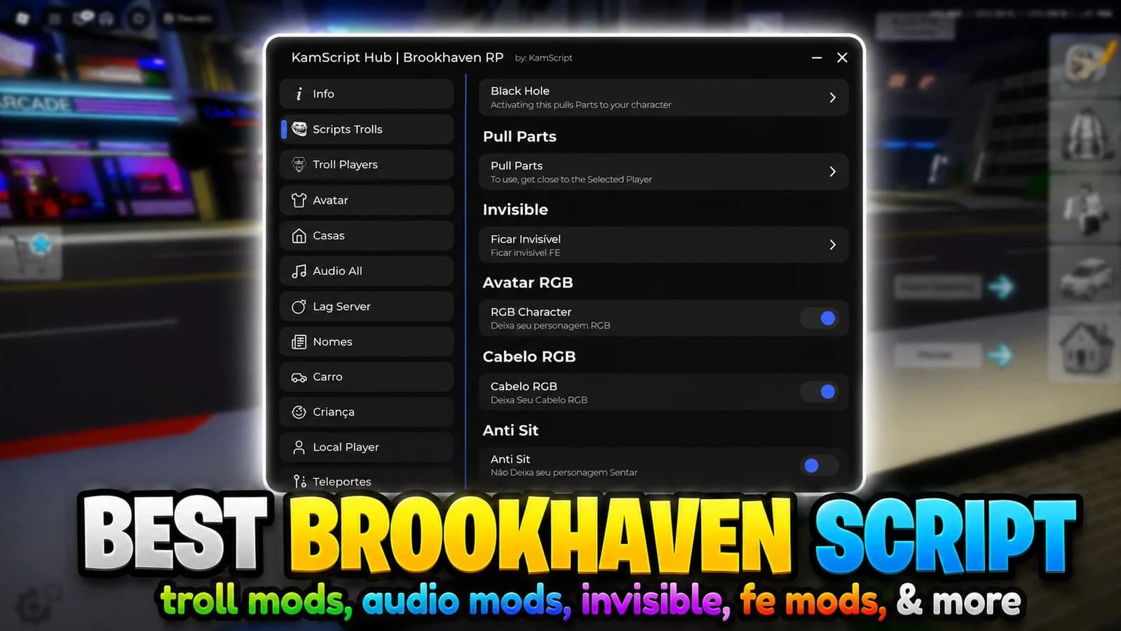 Brookhaven RP Script | The ULTIMATE Script Hub 100+ Features