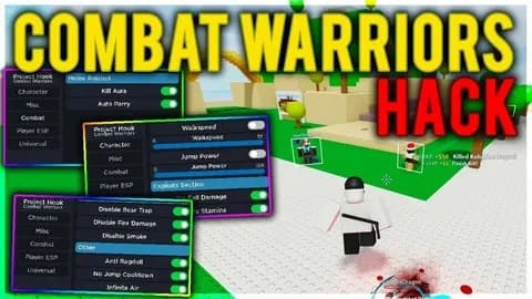 ⚔️ COMBAT WARRIORS | AIMBOT + ESP + SPEED | NO KEY | PC