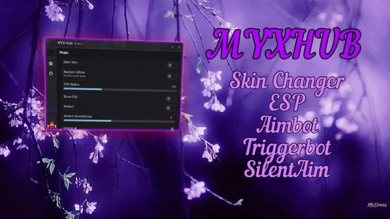 MYXHUB® - Triggerbot, Silent Aim, ESP, Aimbot, Unlocker etc.