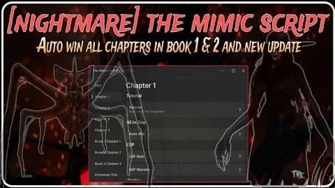 👻 THE MIMIC | AUTO-ESCAPE + ESP + NO-CLIP | NO KEY | PC