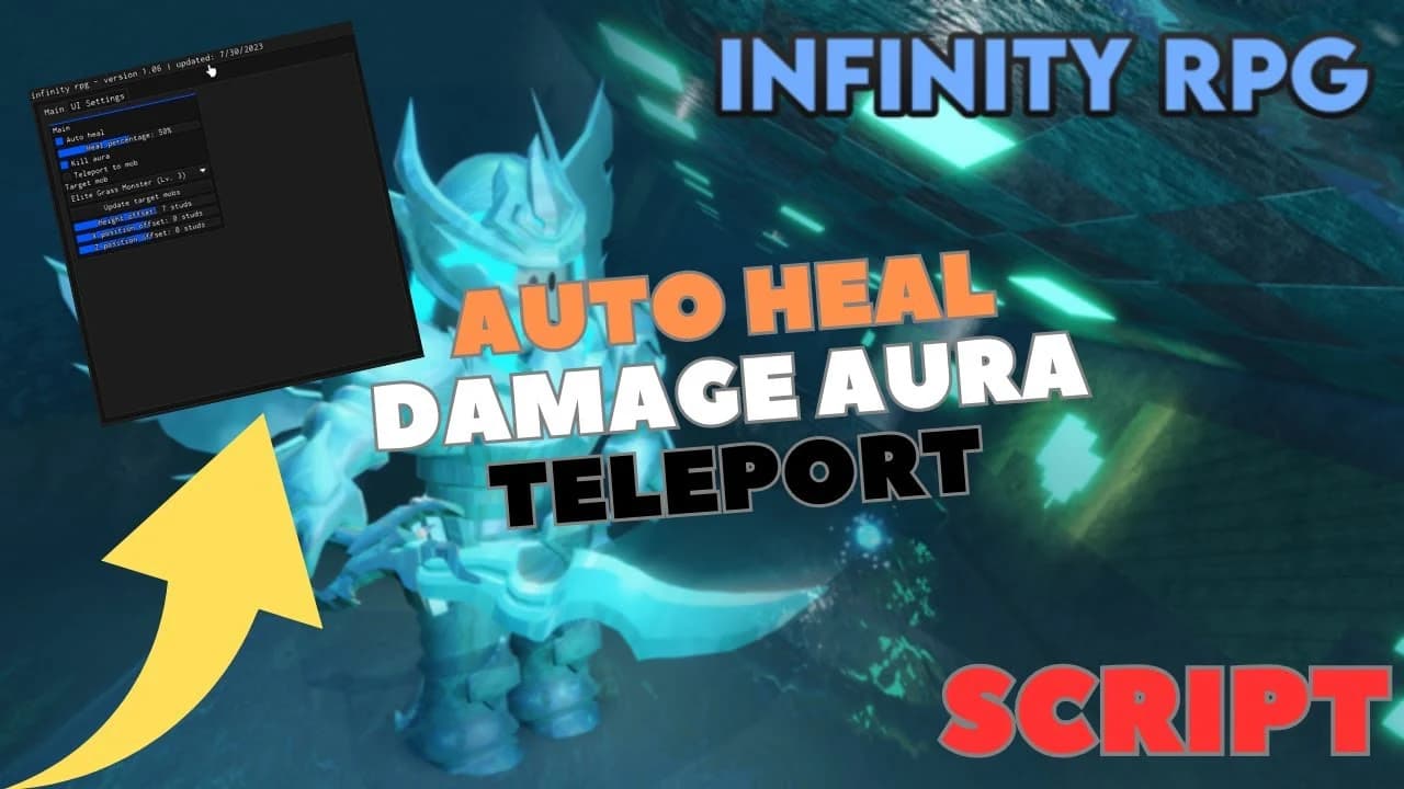 ⚔️ INFINITY RPG | AUTO-FARM + AUTO-SKILL | NO KEY | PC