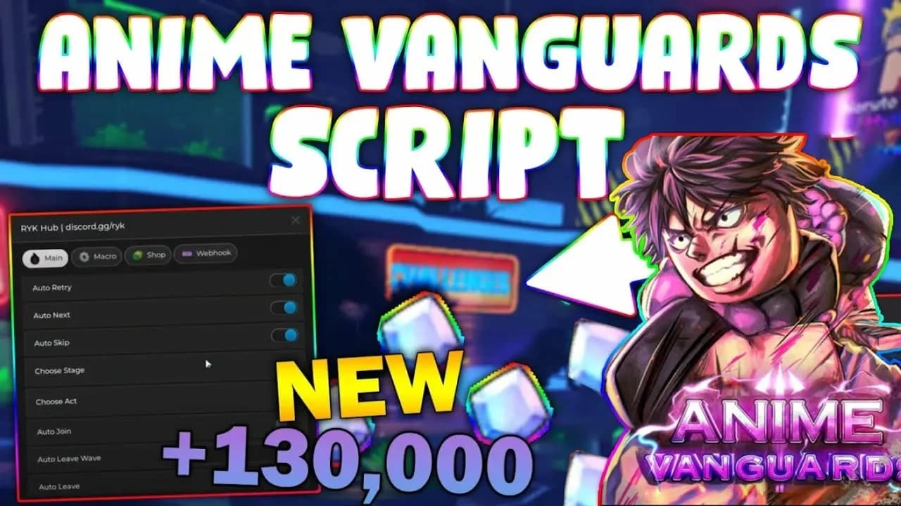⚔️ ANIME VANGUARDS | AUTO-FARM + AUTO-SKILL | NO KEY | PC