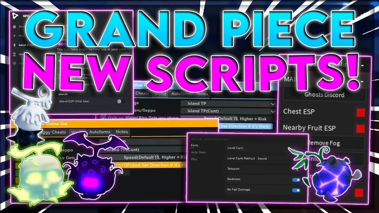 ⚓ GRAND PIECE ONLINE | AUTO-FARM + ESP | NO KEY | PC