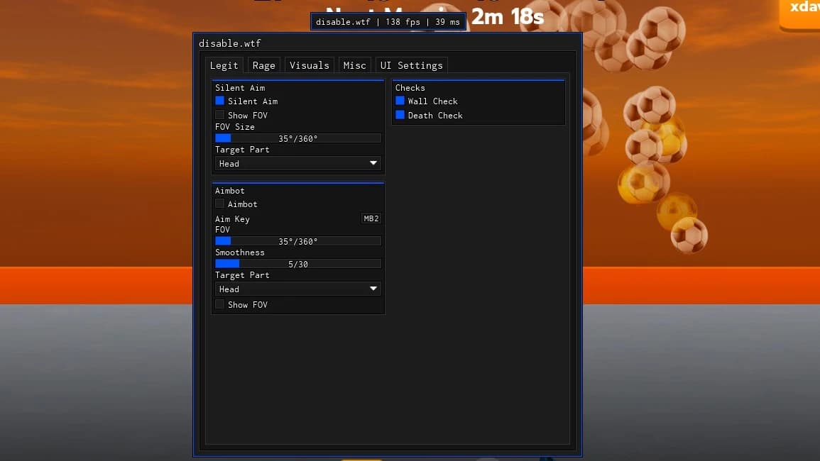 disable.wtf, op script: ragebot silent aim aimbot esp more
