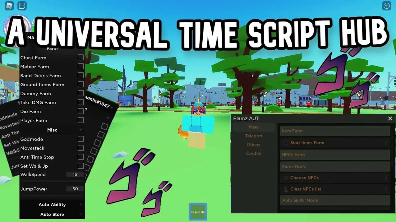 ⏳ A UNIVERSAL TIME | AUTO-FARM + ESP | NO KEY | PC