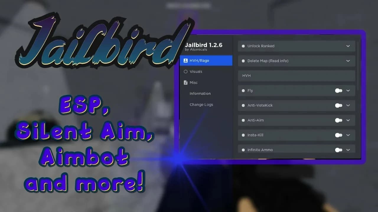 🔒 JAILBIRD | AUTO-ESCAPE + NO-CLIP | NO KEY | PC