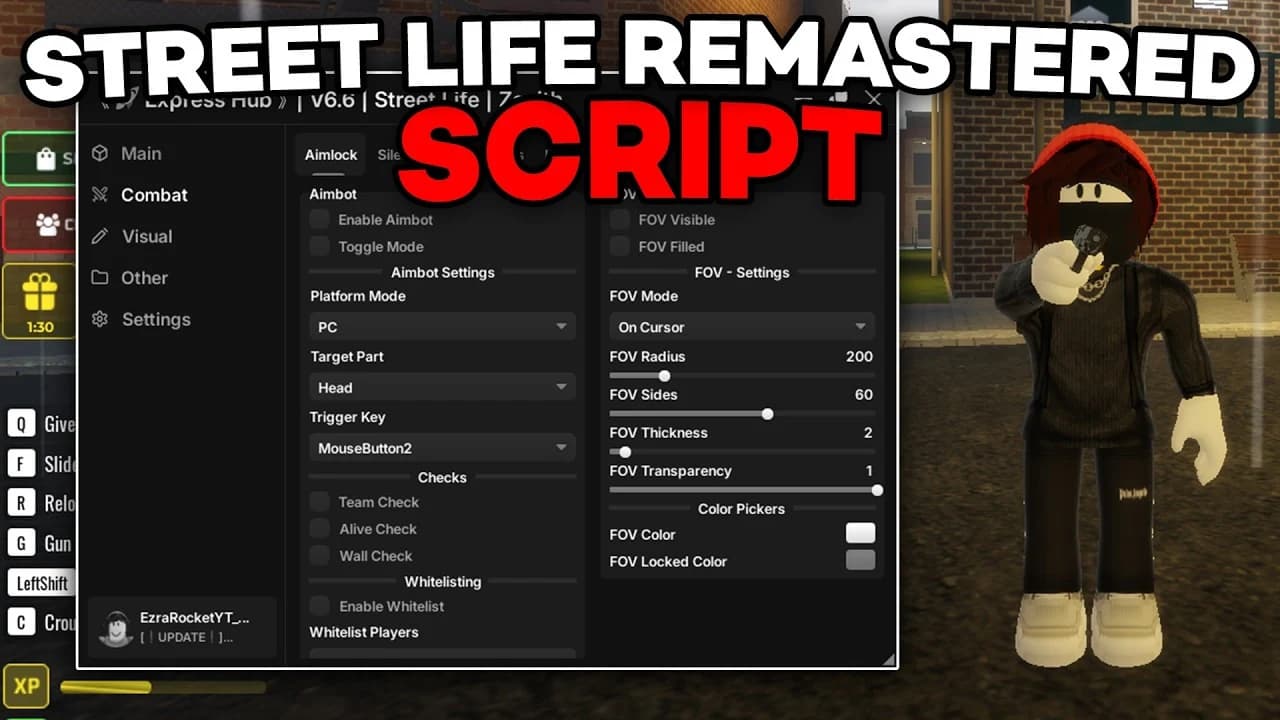 🚦 STREET LIFE REMASTERED | AUTO-FARM + ESP | NO KEY | PC