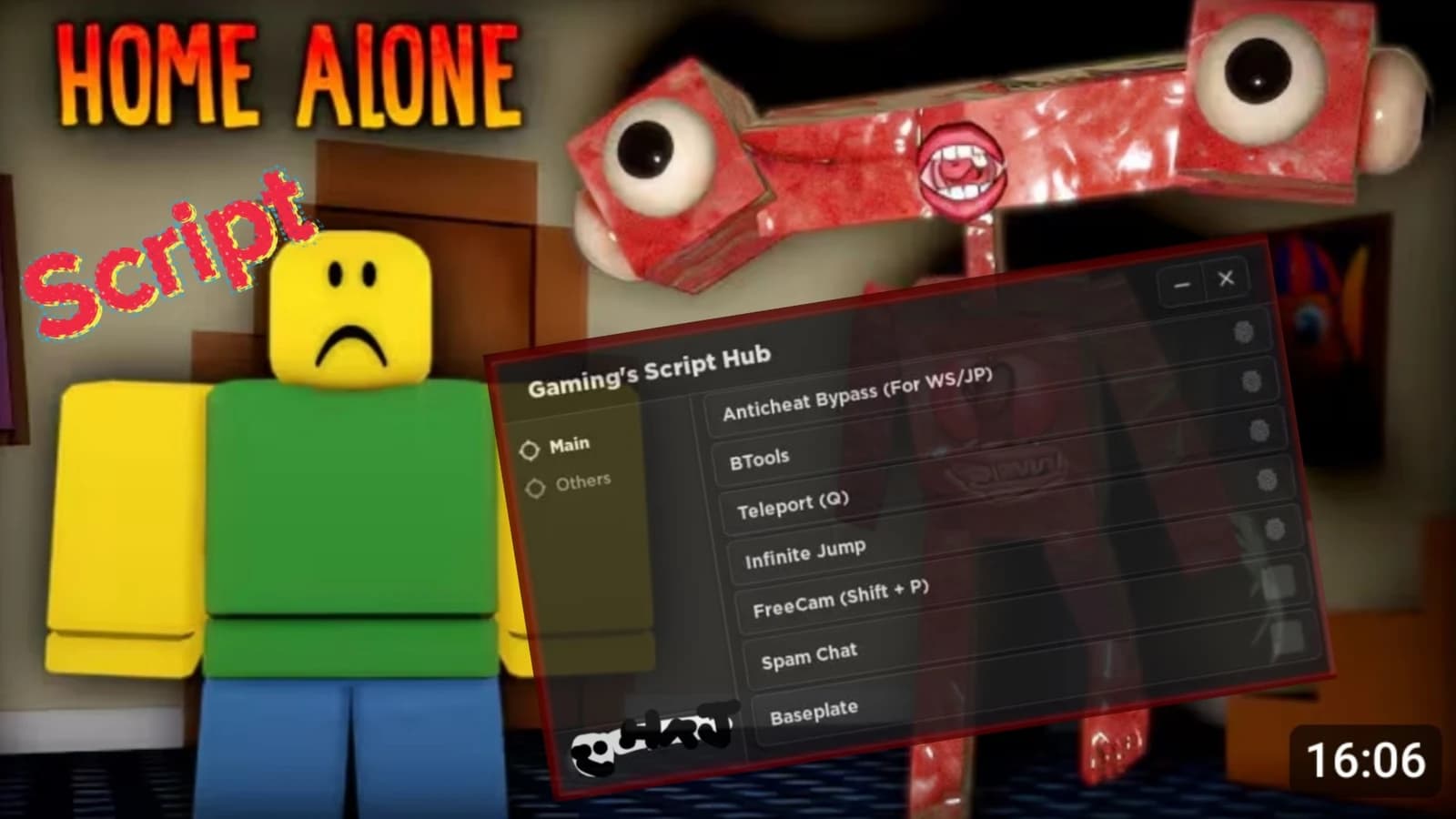 Home alone KEYLESS SCRIPT - happy mask