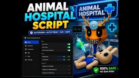 🏥 ANIMAL HOSPITAL | AUTO-HEAL + ESP | NO KEY | PC