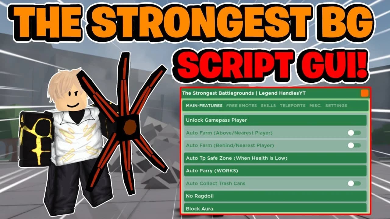 ⚡ STRONGEST BG | AUTO-FARM + ESP | NO KEY | PC