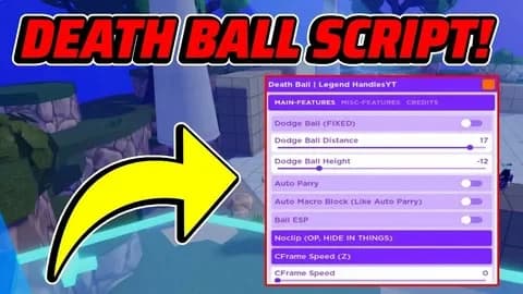 💀 DEATH BALL | AUTO-DODGE + AIMBOT | NO KEY | PC