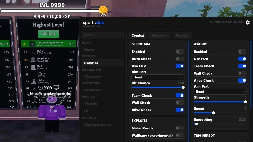 Free Knife Duels Script | Unlock All, Ragebot, Kill Aura