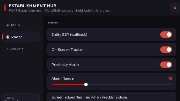ESTABLISHMENT HUB — FNAF (The Hour of Creation)