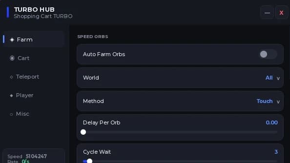TURBO HUB — Shopping Cart TURBO