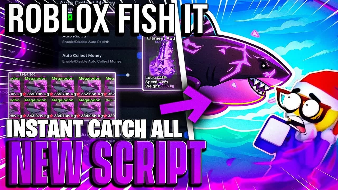 π£ FISH IT! | AUTO-FISH + INF BAIT | NO KEY | PC